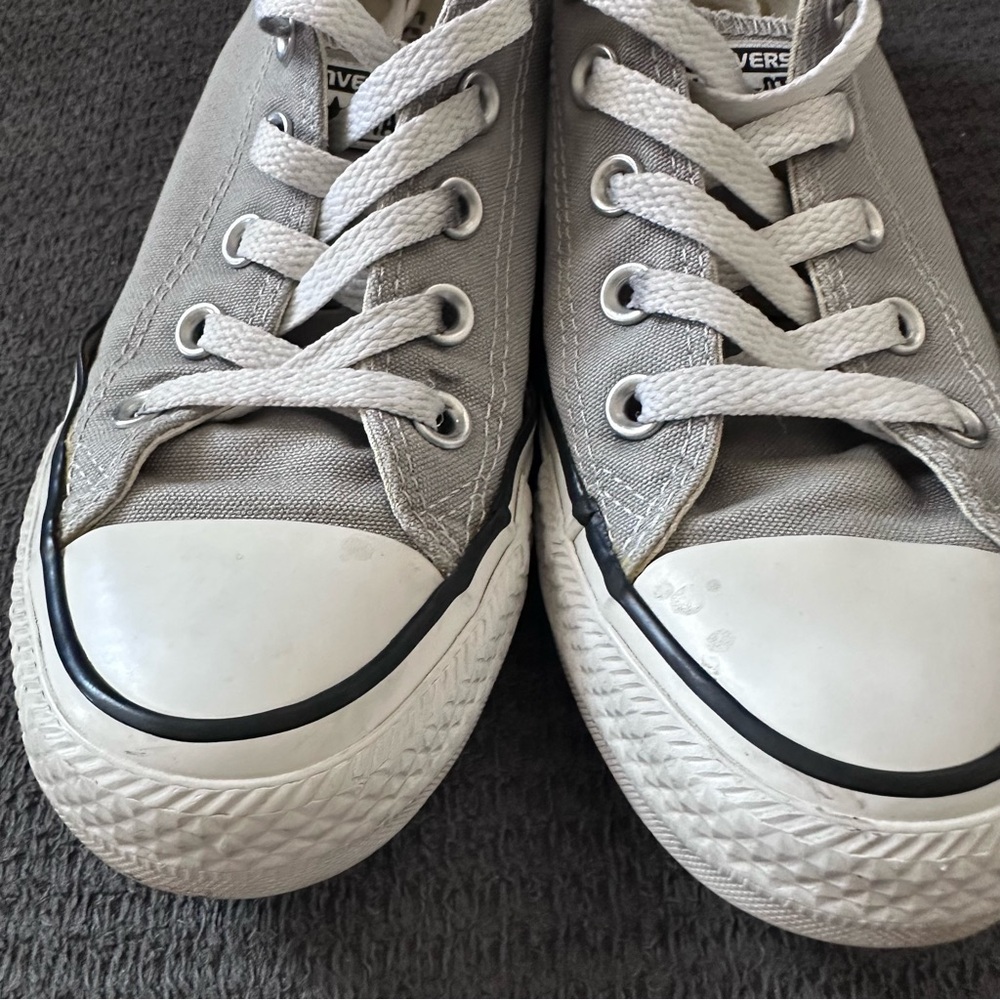 Converse Gray Chuck Taylor All-Star Sneakers 6 - Picture 3 of 8